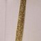 3/8" 2 Yards Gold Glitter Elastic Trim for Headbands Crafts Hair Ties Sewing Accessories DIY Use